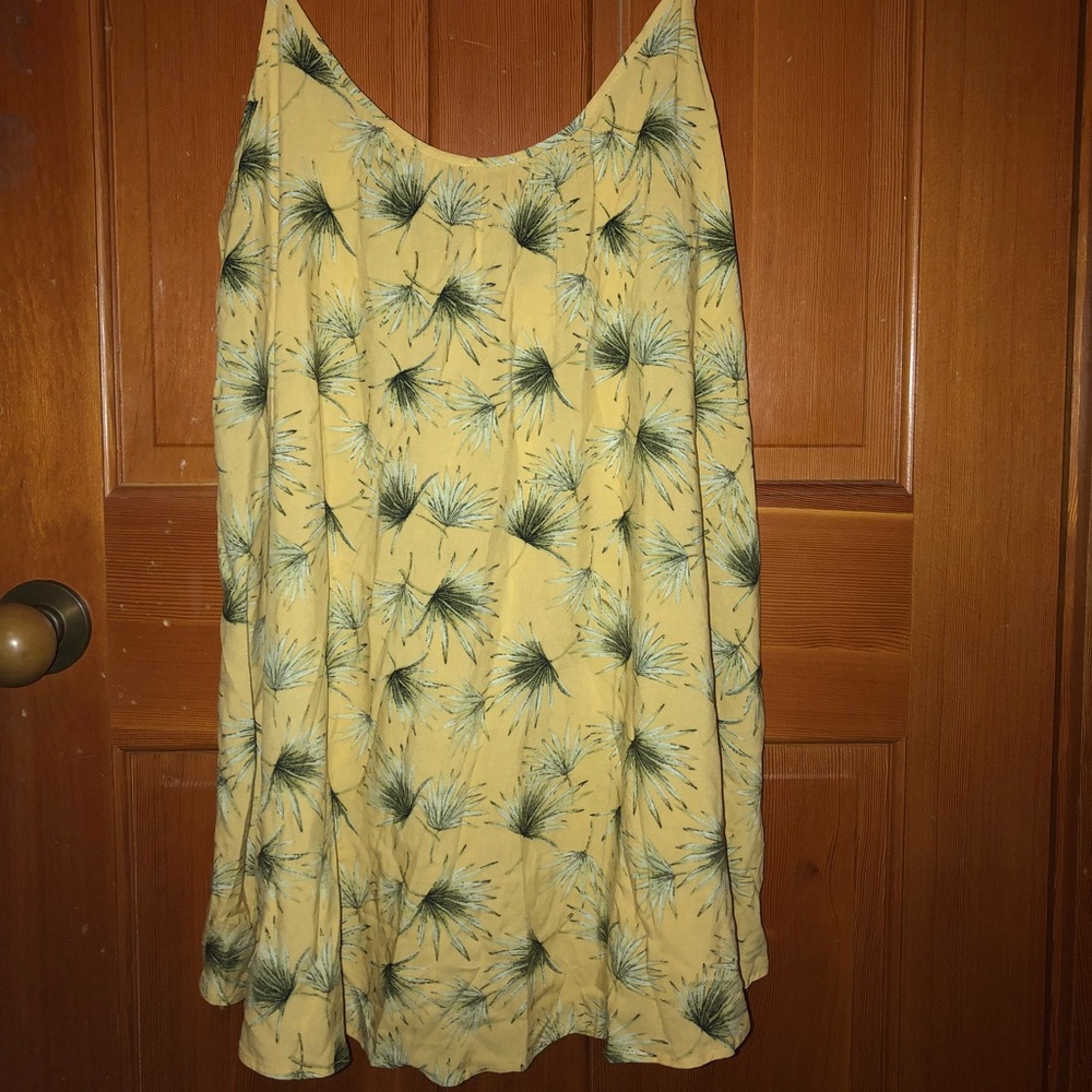 Yellow and green island dress